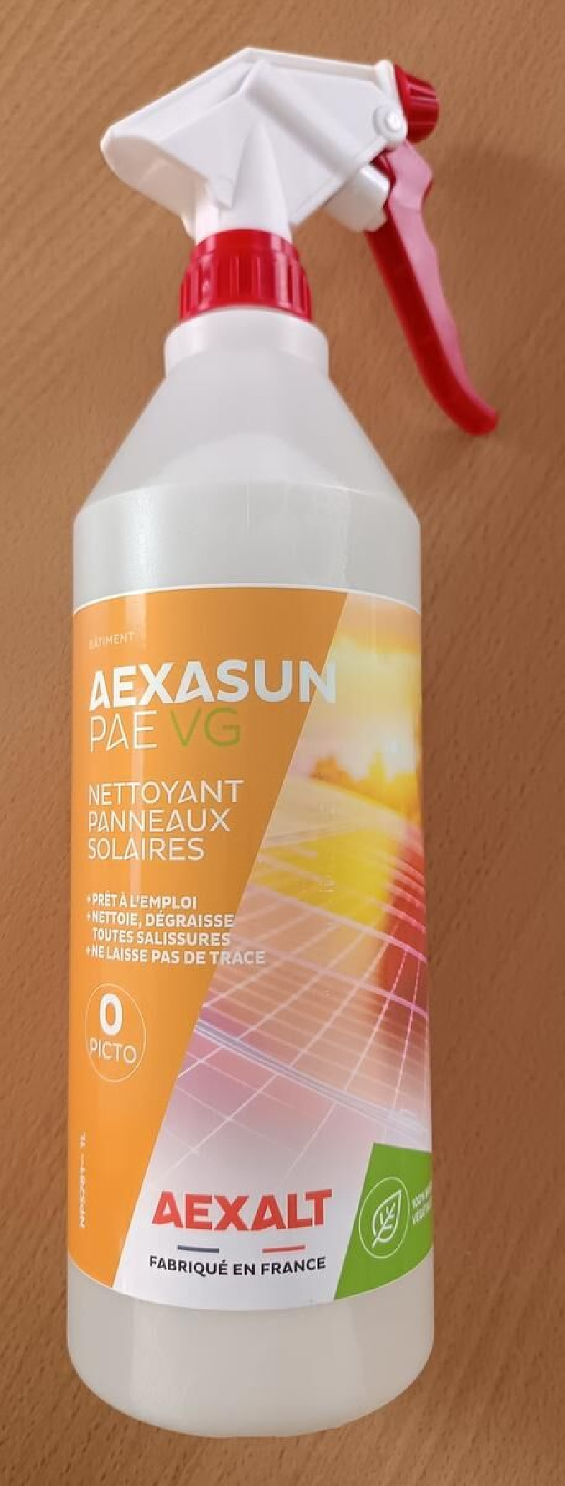 Nettoyant pour panneaux solaire prêt à l'emploi AEXASUN