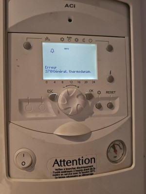 Pompe à chaleur Atlantic Alfea Duo+ 12 kW (Monophasé) – 2015 – En panne (Erreur 370)