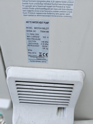 Pompe à chaleur Atlantic Alfea Duo+ 12 kW (Monophasé) – 2015 – En panne (Erreur 370)