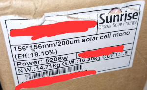 Cellules photovoltaïques