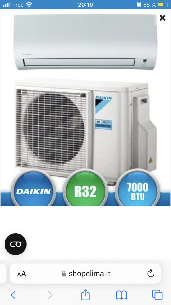 Divers unités PAC Air/Air DAIKIN neuves