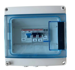 Coffret AC 5kW mono (C25) courant alternatif et parafoudre TECHNIDEAL