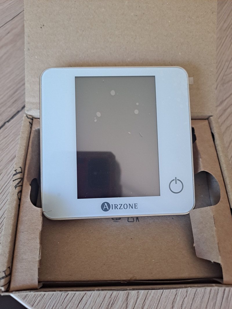 Thermostat Ibpro6 Couleur Airzone Blueface First Filaire Blanc