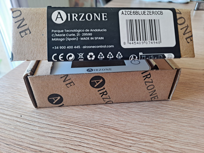 Thermostat Ibpro6 Couleur Airzone Blueface First Filaire Blanc