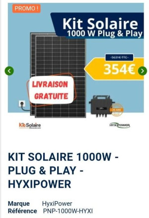 Panneaux Solaire avec Micro-onduleur