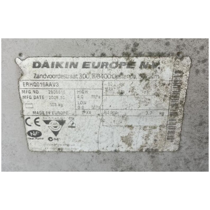Pompe à chaleur daikin