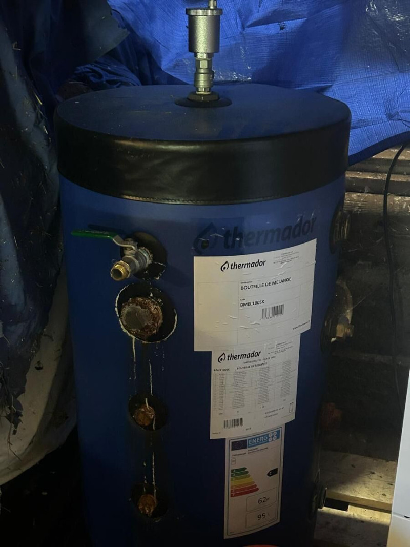 Système hybride fioul + pompe à chaleur De Dietrich AWHP 8 MR-2 — ensemble complet