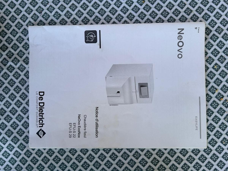 Système hybride fioul + pompe à chaleur De Dietrich AWHP 8 MR-2 — ensemble complet