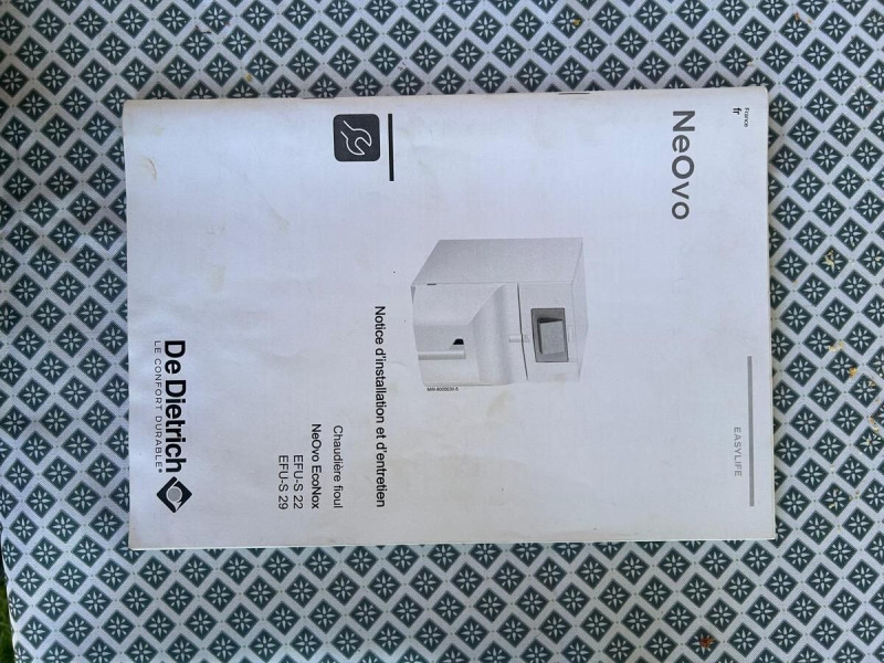 Système hybride fioul + pompe à chaleur De Dietrich AWHP 8 MR-2 — ensemble complet
