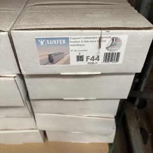 Support 5 panneaux sur Bac acier