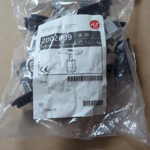 Bride intermédiaire / pince centrale photovoltaïque K2 Systems 2002609 – MiniClamp 30-50 mm, noir anodisé