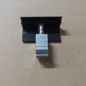 Bride de fixation d’extrémité K2 Systems 2002610 – MiniClamp End 30-50 mm Noir Anodisé