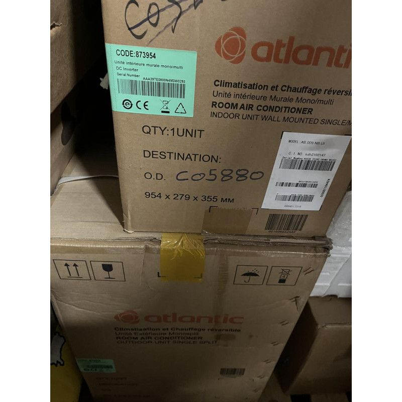 Unité exterieure zenkeo Mono-split 1U 009 NBR.UE + unité mural compatible AS 009 NB.UI