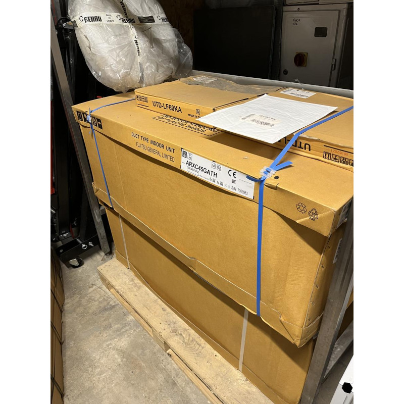 unité extérieure climatiseur Fujitsu AJY 108 LELBH + 2 gainables ARXC 45 GATH plus accessoires