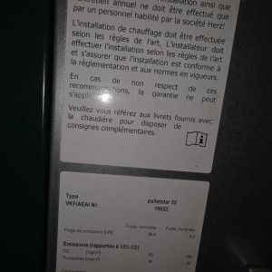 Chaudière HERTZ PELLETSTAR 30T