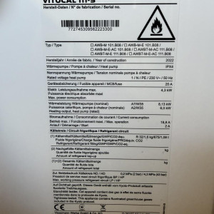 Kit pompe à chaleur Viessmann vitocal 100-s+ cumul