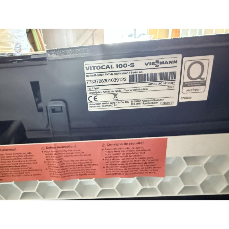 Kit pompe à chaleur Viessmann vitocal 100-s+ cumul