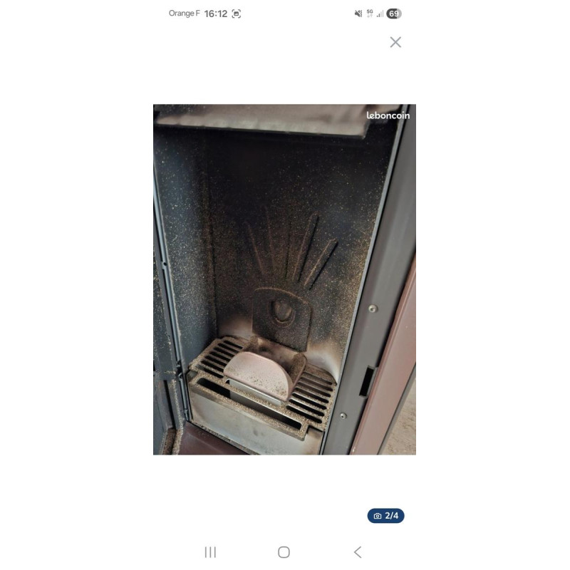 Poêle à granulés 6kw