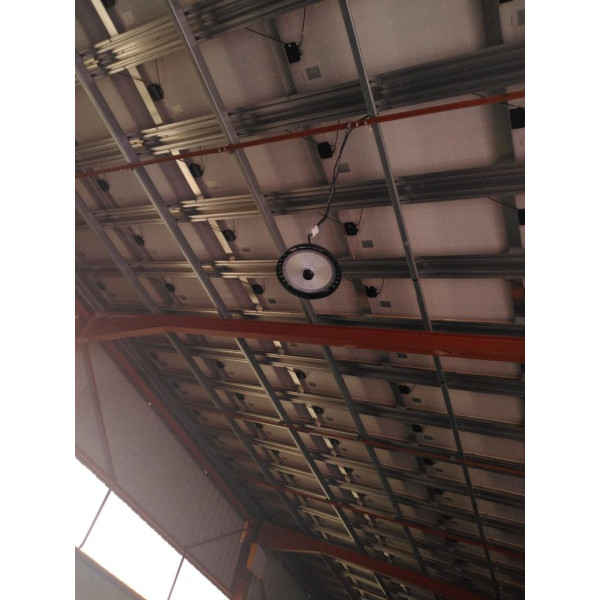 Centrale PV de 54 KWc en fonctionnement jusqu'à semaine 50 et démontée sem 51