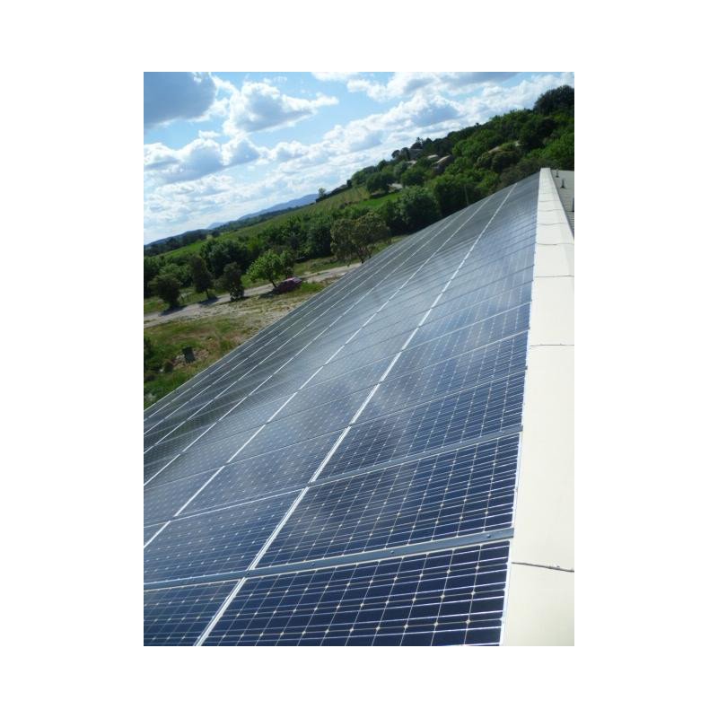 Centrale PV de 54 KWc en fonctionnement jusqu'à semaine 50 et démontée sem 51