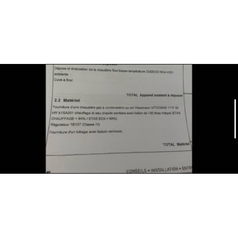 CHAUDIÈRE VIESSMANN Gaz à condensation