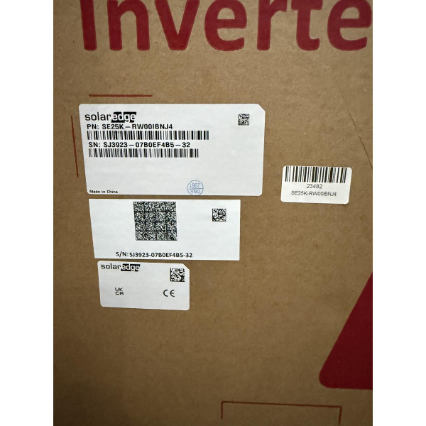 SolarEdge 3PH Inverter SE25K-RW00IBNJ4, 25kW, MC4, DC safety, AC & DC SPD