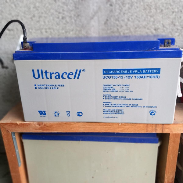 Batteries aux gel Ultracell 12 v 150 AH