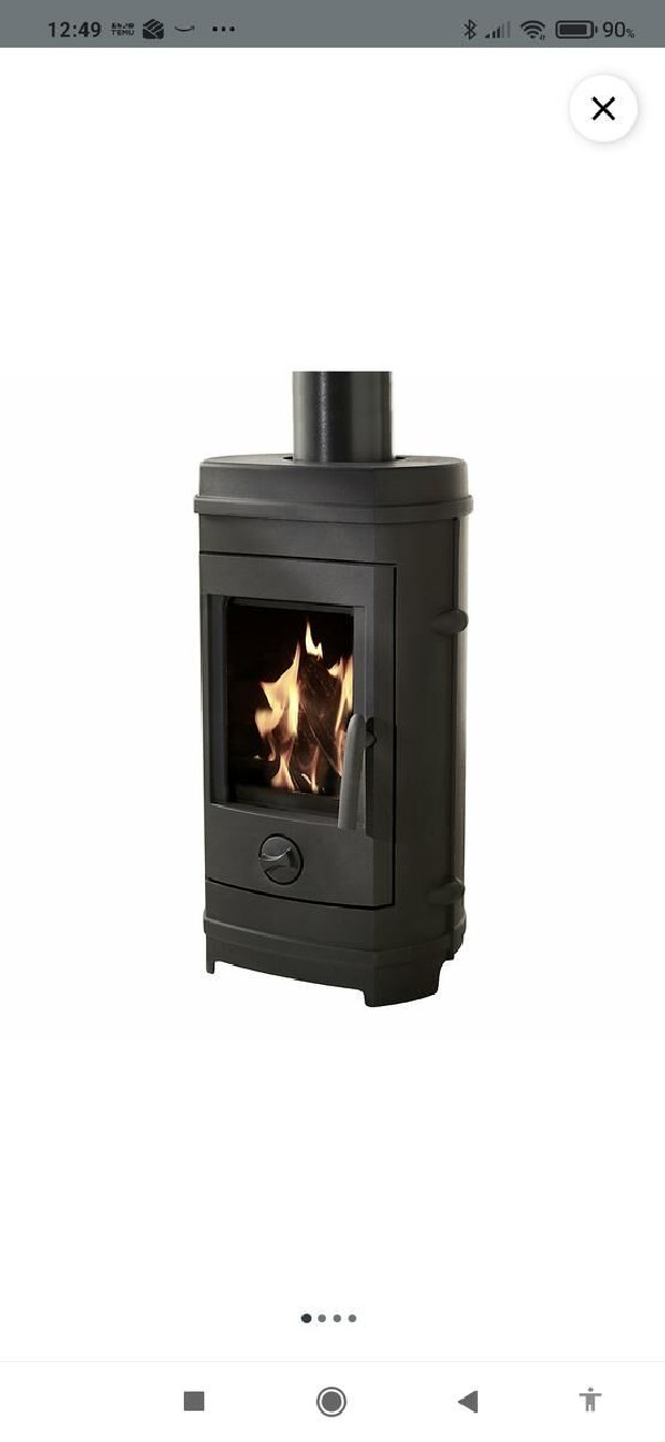 poêle à bois Invicta 7kw neuf