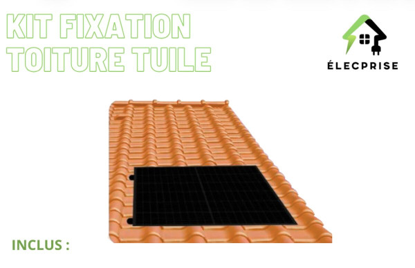 Kit 3000WC supports Toit tuile