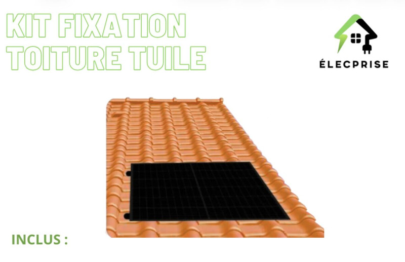 Kit 3000WC supports Toit tuile