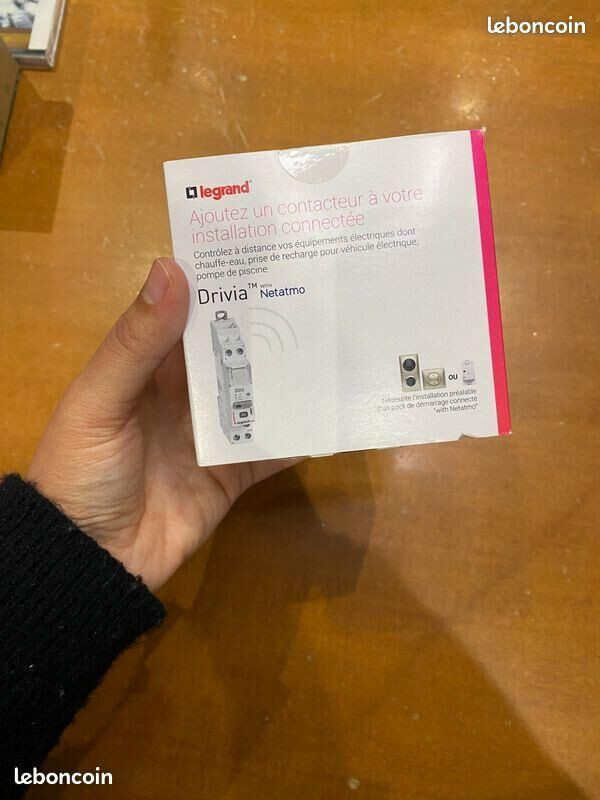Contacteur connecté Legrand Drivia with Netatmo