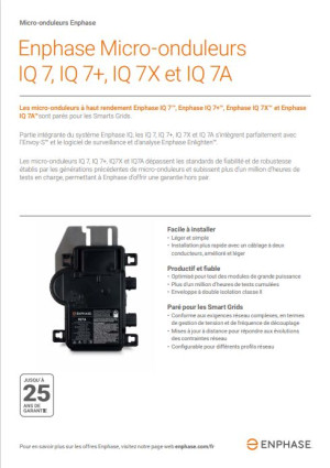 ENPHASE Micro-onduleur IQ7A – IQ7A-72-2-INT